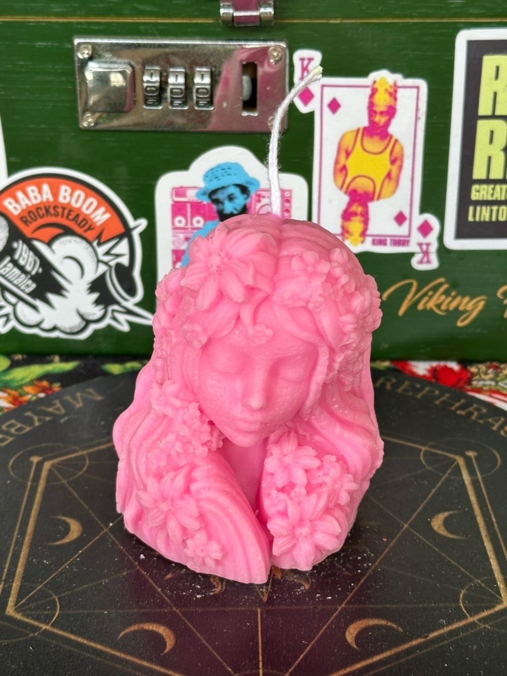 Pink Goddess Candle – Hand Poured Ritual Candle – Love, Self Worth